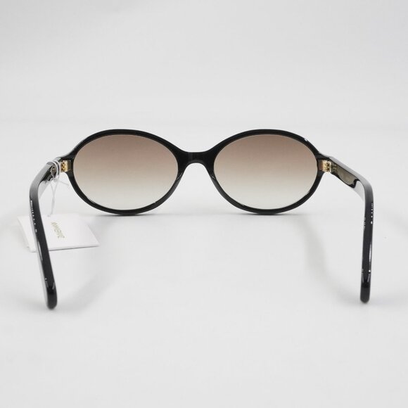 Zimmermann Cyd Oval Acetate Frame Sunglasses with Round Finish in Black (NWT) main image 9